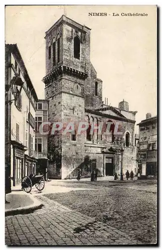 Cartes postales Nimes La cathedrale