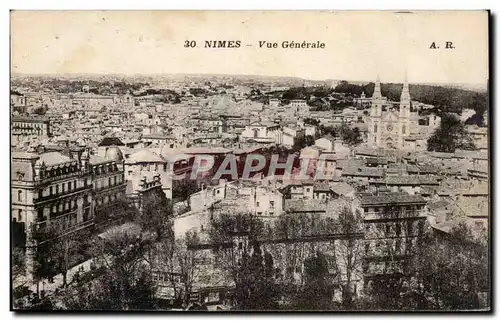 Cartes postales Nimes Vue generale