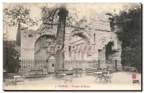 Cartes postales Nimes Temple de Diane