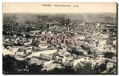 Cartes postales Nimes Vue generale