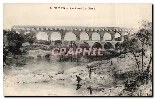 Cartes postales Nimes Le pont du Gard