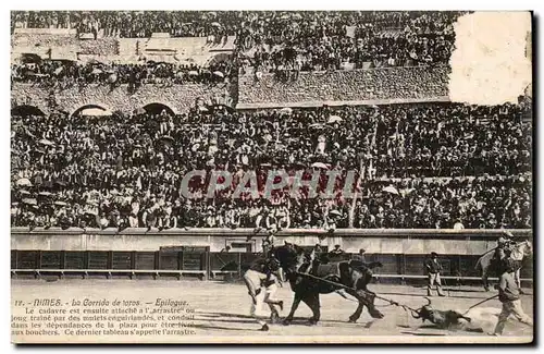 Cartes postales Nimes La corrida de toros Epilogue