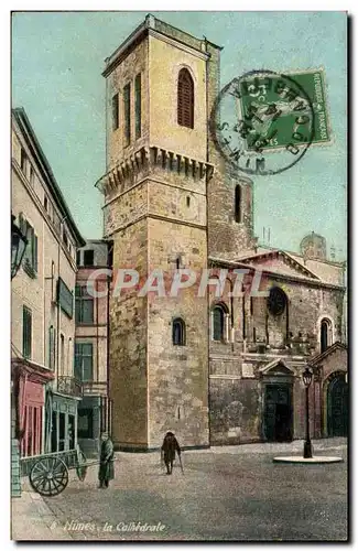 Cartes postales Nimes La cathedrale