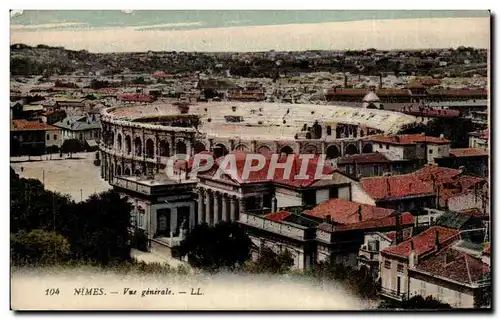 Cartes postales Nimes Vue generale