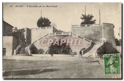 Cartes postales Alais L&#39escalier de la marechale