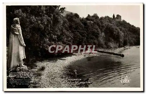 Cartes postales moderne Chindrieux Statue de lamartine