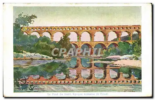 Cartes postales Pont du Gard Epoque romaine