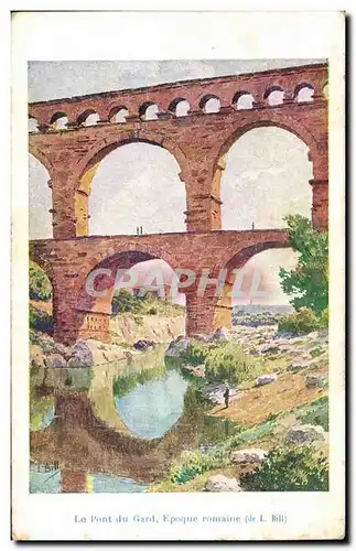 Cartes postales Pont du Gard Epoque romaine