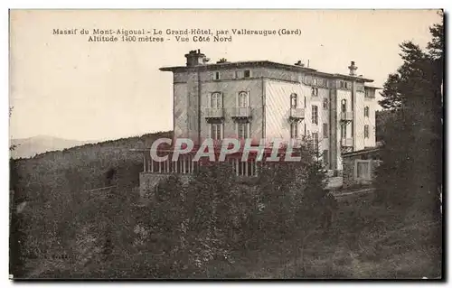 Cartes postales Massif du Mont Aigoual Le grand hotel par Valleraugue