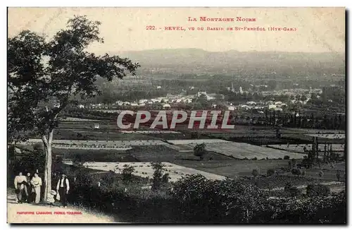 Cartes postales Revel vu du bassin de St Ferreol