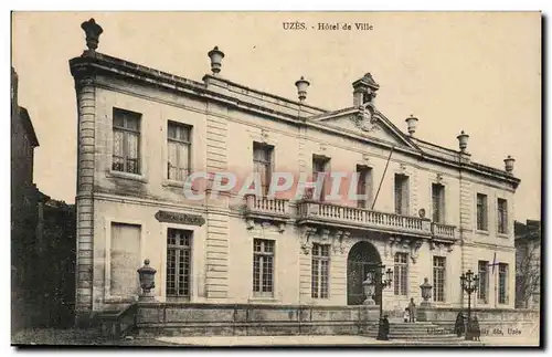 Cartes postales Uzes Hotel de ville