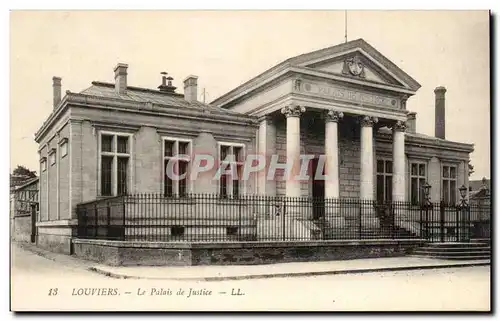 Ansichtskarte AK Louviers Le palais de justice