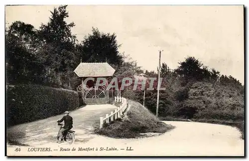 Cartes postales Louviers Route de Montfort a St Lubin