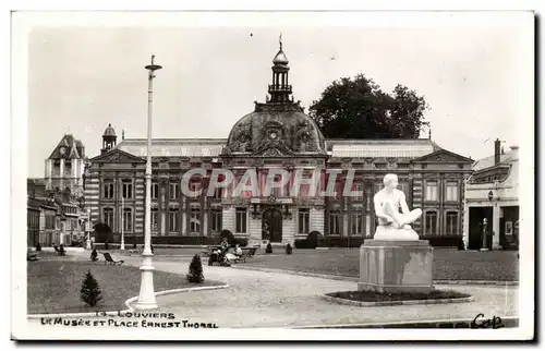 Cartes postales moderne Louviers Le musee et place Ernest Thorel