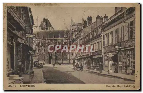 Cartes postales Louviers Rue du Marechal Foch