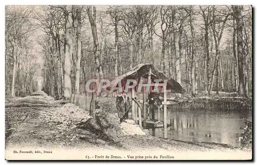 Cartes postales Foret de Dreux Vue prise pres du pavillon