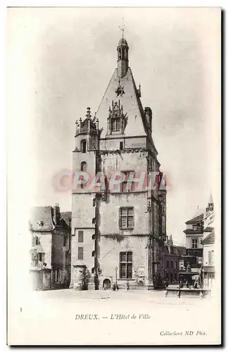 Cartes postales Dreux Hotel de ville