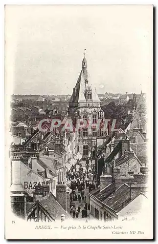 Ansichtskarte AK Dreux Vue prise de la chapelle Saint Louis