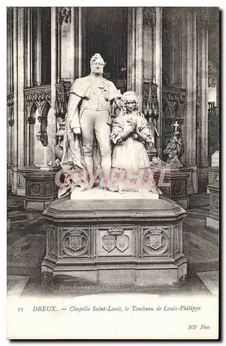 Cartes postales Dreux Chapelle Saint louis le tombeau de Louis philippe