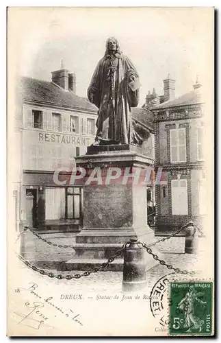 Ansichtskarte AK Dreux Statue de Jean de Rotrou