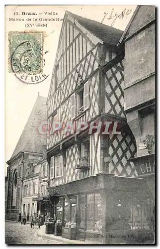 Ansichtskarte AK Dreux Vieille maison de la grande rue