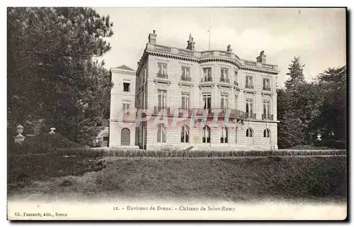 Cartes postales Environs de Dreux Chateau de Saint Remy