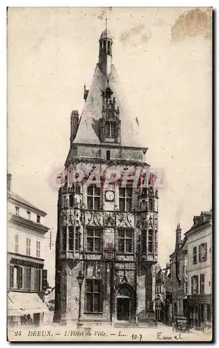 Cartes postales Dreux Hotel de ville