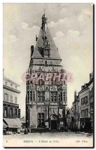 Cartes postales Dreux L&#39hotel de ville