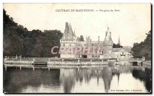 Ansichtskarte AK Chateau de Maintenon Vue prise du parc