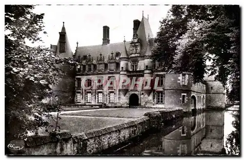 Moderne Karte Maintenon Le chateau Facade Nord