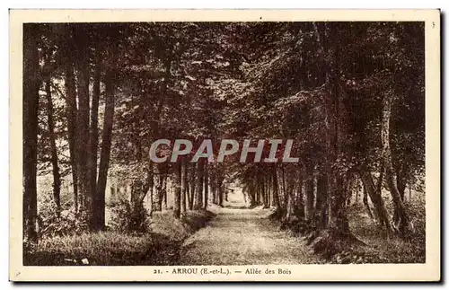 Cartes postales Arrou Allee des bois