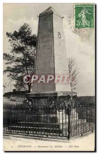 Ansichtskarte AK Epernon Monument des Mobiles