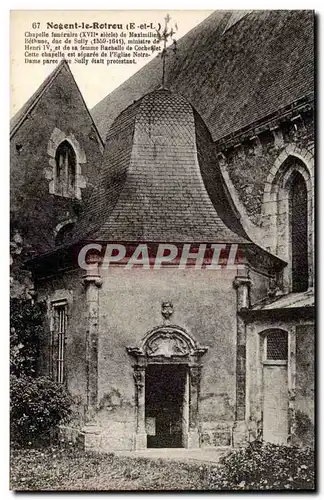 Cartes postales Nogent le Rotrou chapelle funeraire