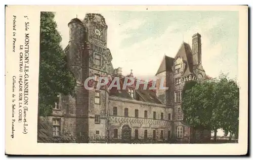 Cartes postales Montigny le Gannelon Le chateau