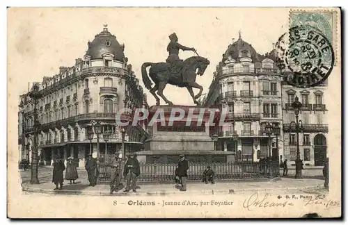 Cartes postales Orleans Jeanne d&#39arc par Foyatier