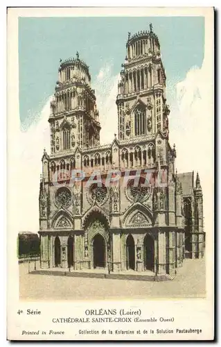 Cartes postales Orleans Cathedrale Sainte Croix