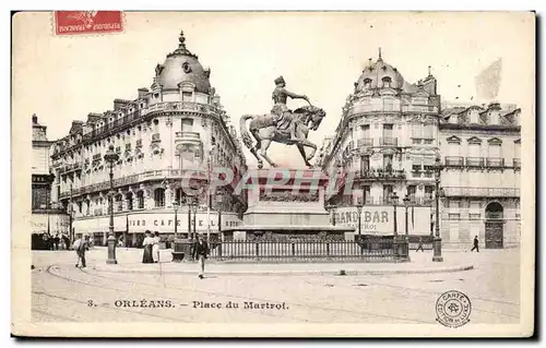 Cartes postales Orleans Place du Martroi