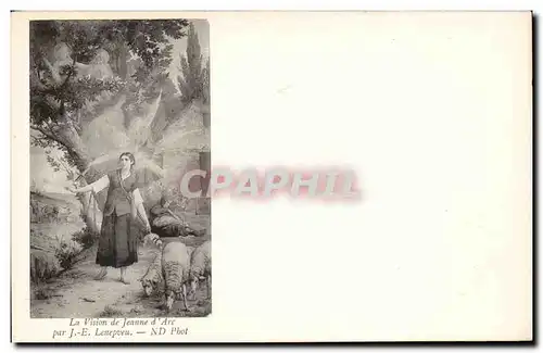 Cartes postales Orleans La vision de Jeanne d&#39arc par lenepveu