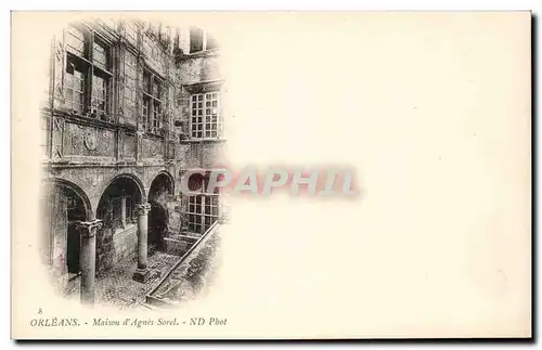 Cartes postales Orleans Maison d&#39Agnes Sorel