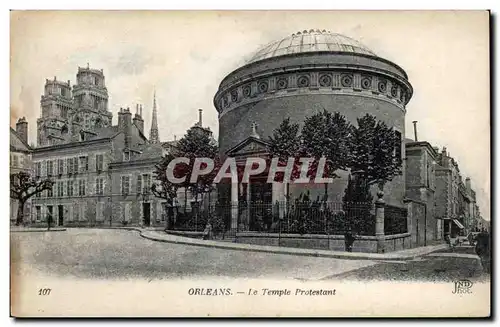 Cartes postales Orleans Le temple protestant