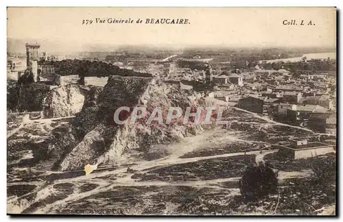 Cartes postales Beaucaire Vue generale