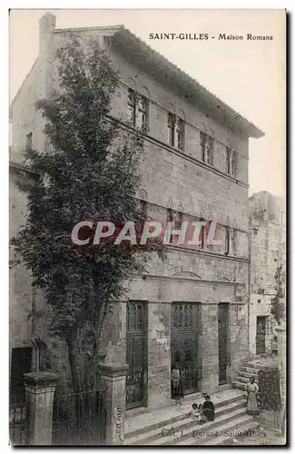 Cartes postales St Gilles du Gard Maison romane