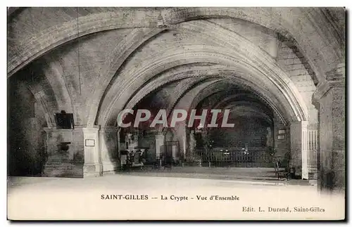 Cartes postales St Gilles du Gard La crypte Vue d'ensemble