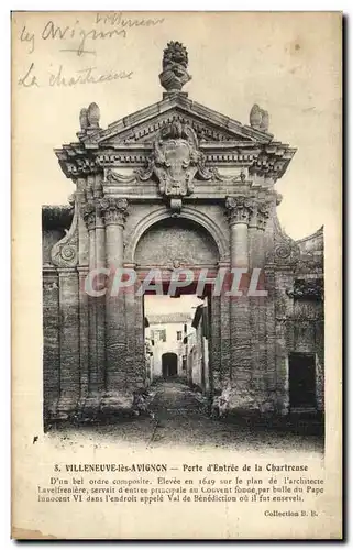 Cartes postales Villeneuve les Avignon Porte d'entree de la Chartreuse