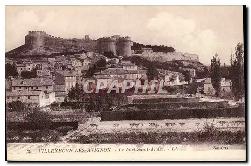 Cartes postales Villeneuve les Avignon Le fort Saint Andre