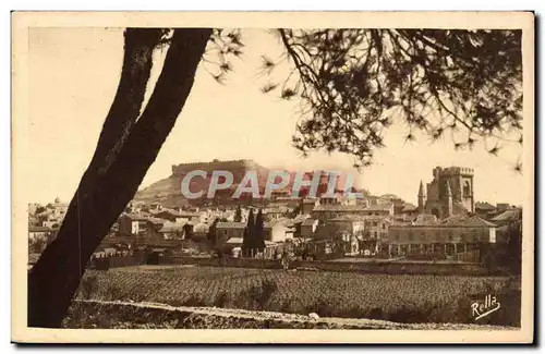 Cartes postales Villeneuve les Avignon Vue d&#39ensemble et le Fort Saint Andre