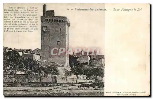 Cartes postales Villeneuve les Avignon Tour Philippe le Bel