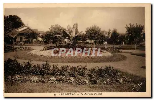 Ansichtskarte AK Bergerac Le jardin public