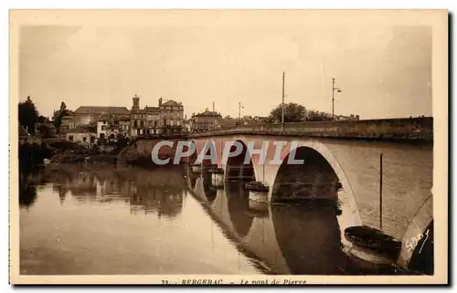 Cartes postales Bergerac Le pont de pierre