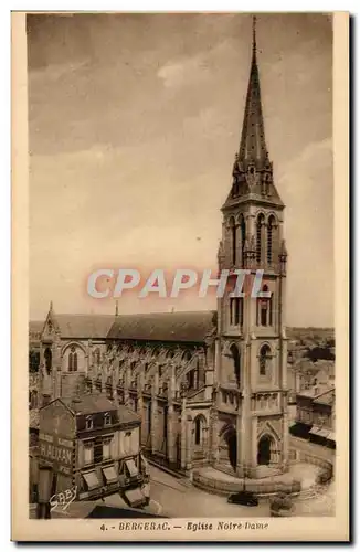 Ansichtskarte AK Bergerac Eglise Notre Dame